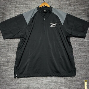 Westview High School Baseball Jacket Men's L Black 1/4 Zip
